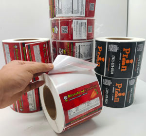 Etiqueta autoadhesiva del sello de la caja de embalaje de la pegatina de la información del producto de DIY - Product Image 2