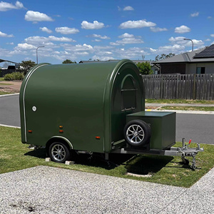 Food Truck Rétro de Style Urbain de Houston, Vendant des Hot-Dogs, des Pizzas, des Hamburgers, du <span class=keywords><strong>Barbecue</strong></span> au <span class=keywords><strong>Charbon</strong></span> de Bois, avec un Ensemble de Cuisine Complet - Product Image 2