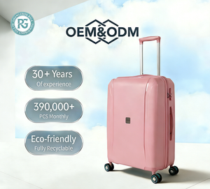 <span class=keywords><strong>Valise</strong></span> en PP entièrement recyclable 2026, écologique, coque rigide, trolley diplomat, haute qualité, fabrication OEM directe pour les voyages écologiques - Product Image 1