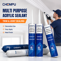 Mastic acrylique 1K pour joints et interstices, anti-poussière, facile à utiliser, pour finitions bois, finition mate