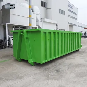 Tất Cả Các Màu Sắc Tái Chế Dumpster Hook Lift Bin Bỏ Qua Loader Xe Tải Thùng Roll On Off Container