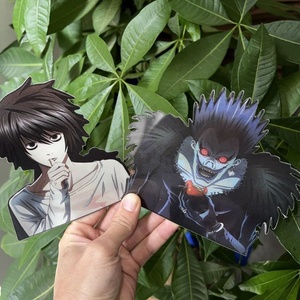 3D Anime Death Note <span class=keywords><strong>L</strong></span> <span class=keywords><strong>Ryuk</strong></span> 3D dégradé Illusion autocollant dynamique Anime personnage autocollant de voiture - Product Image 6