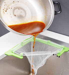 50/100 pz cestello drenante portatile fogna filtro triangolare filtro <span class=keywords><strong>Ort</strong></span> rete di scarico sacchetto lavello da cucina usa e getta con Rack - Product Image 2