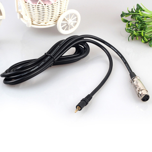<span class=keywords><strong>D1369</strong></span> 2.5M Chiều Dài Stereo 3.5Mm/35Mm Nam Để Xlr Nữ Mở Rộng Cáp Âm Thanh Dây Cho Máy Tính Mixer Trộn Giao Diện Điều Khiển Loa - Product Image 2