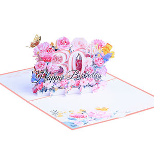 Nueva Llegada 3D Pop Up Tarjetas de <span class=keywords><strong>Feliz</strong></span> <span class=keywords><strong>Cumpleaños</strong></span> Saludo Ambientador Perfumado Fragancia Divertida Tarjeta de Regalo de Perfume con Sobre - Product Image 4