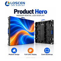 Écran LED d'intérieur P2.976 500x500mm à assemblage sans joint pour mur vidéo, idéal pour événements de lancement et de vente au détail