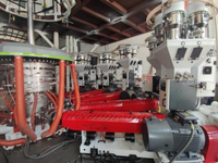 Ligne de production automatique de films soufflés coextrudés à 5 couches pour films barrière PE, PP, EVOH