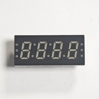 Afficheur LED à 7 segments à 4 chiffres de 0,3 pouce, lumière bleue, éclat doux, pour mini-instrument de test, module indicateur numérique à quatre chiffres