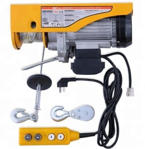 <span class=keywords><strong>Best</strong></span> Verkopende Draagbare 220V Mini Elektrische Kabelkraan 200Kg-1000Kg Capaciteit 500Kg Afstandsbediening Trolley Nieuwe Metalen Draadkabel - Product Image 4