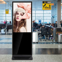 Totem Digital Signage Profesional 55 inci 65 inci FHD dengan CMS Terintegrasi untuk Hotel, Pusat Perbelanjaan, Lift, Pendidikan, dan Penunjuk Jalan