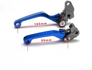 Palancas de embrague de freno ajustables de aleación de aluminio para motocicleta Dirt Bike <span class=keywords><strong>Motocross</strong></span> MX para <span class=keywords><strong>Yamaha</strong></span> <span class=keywords><strong>YZ</strong></span> 125 <span class=keywords><strong>250</strong></span> 250F - Product Image 4