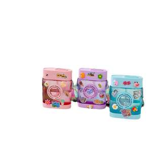 Bouteille d'eau de voyage de style sportif écologique unique à l'ancienne, nouvelle paille vintage kawaii en plastique unisexe, vaisselle - Product Image 6