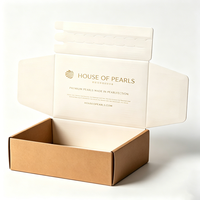 Boîtes d'expédition en carton ondulé recyclables Ching TA pour l'emballage de vêtements et d'accessoires avec logo personnalisé et impression en relief