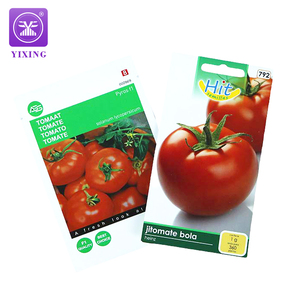 Sacchetto Personalizzato Biodegradabile Resistente all'Umidità Rivestito in Alluminio per Semi di <span class=keywords><strong>Pomodoro</strong></span> e Semi di Verdure con Tre Lati Sigillati - Product Image 1