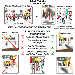 Herramientas profesionales de hardware para el hogar, juego de ganchos de tablero multifuncional con caja de almacenamiento reutilizable de Metal para almacenamiento en el hogar - Product Image 4