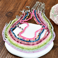 Collar Gargantilla Boho de Acero Inoxidable con Cuentas Coloridas para Mujer - Chapado en Oro de 18K, Ligero, Accesorio Veraniego para la Playa