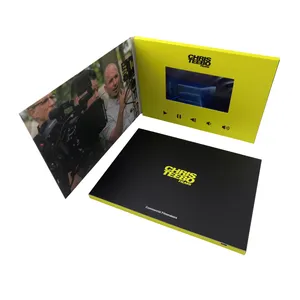 Hd Video Download Tft Video Book For Marketing Cote Full 7.0 Inch Paper Video Card Invitation Card Africa Video Cards From China