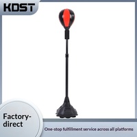 KDST Modèle GH1900Q Ballon de boxe de vitesse et de réflexe en cuir PU et acier, portable, couleur et logo personnalisables, pour adultes et enfants