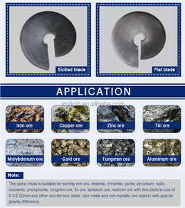Altın panning ekipmanları makinesi fiberglas yerçekimi spiral oluk spiral ayırıcı konsantratörü kum placer alüvyon altın Çin - Product Image 2
