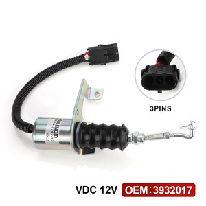 โซลินอยด์วาล์ว SA-3742-12 12V DC 3 ขา สำหรับสวิตช์ตัดการทำงานของเครื่องยนต์ Dongfeng Cummins - Product Image 5