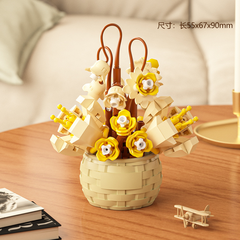 M3081 light yellow warm sun (with flower basket) color box