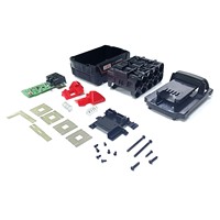 Boîtier pour batteries au lithium MIL 10*21700 avec carte de circuit imprimé BMS pour boîtier de kit combiné sans fil MIL MWK 8AH 9AH M18