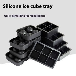 Moule à glaçons en silicone de qualité alimentaire, écologique, fait main, à démoulage facile, avec couvercle, pour glaces et crèmes glacées, compatible lave-vaisselle, pour whisky - Product Image 3