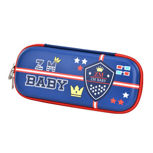 Zm Baby Pencil Case Royal Blue Zipper Closure Lightweight Durable School Office Use - Product Image 3