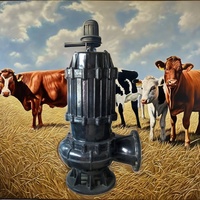 Pompe à eaux usées submersible série WQ de haute qualité 4kw/5hp, adaptée au traitement des eaux usées et à la pompe personnalisable OEM d'irrigation