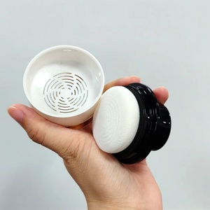 Conteneur de blush en gros, poudre vide, poudre pour la ligne des cheveux, contouring avec une éponge douce, étiquette privée - Product Image 1