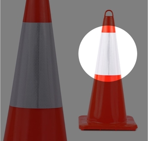 Reflective Collars <b>Stickers</b>,High Visible Reflective Signs for Traffic Safety Cones - Product Image 5