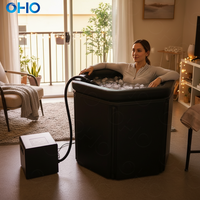 Refroidisseur d'eau pour bain de glace OHO OEM/ODM 110V/220V, économie d'énergie, faible bruit, 3 ℃   pour la récupération et le bien-être