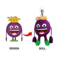 Peluche personnalisée professionnelle poupée personnalisée logo personnalisé service d'usine OEM réaliste