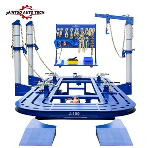 Frame Car Machine Jintuo CE Car Bench Chassis Straightener Pulling Machine/auto Body Repair Equipment/ O Liner Car Frame Machine Shop Auto Body