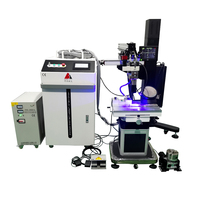 Machine de soudage laser à fibre à bras cantilever pour la réparation de moules, avec microscope CCD et alimentateur automatique de fil pour l'acier des moules de moulage par injection