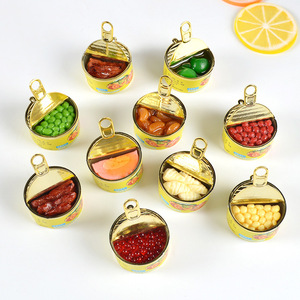 Miniatures de caviar, jouets à modeler, scène de supermarché miniature à faire soi-même, figurines de fruits en conserve. - Product Image 3