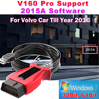 Câble de scanner OBD2 V160 JLR Pro J2534 pour Toyota et pour TIS Techstream 18.00.008 Version 3 en 1 PK MINIVCI OTC Openport2