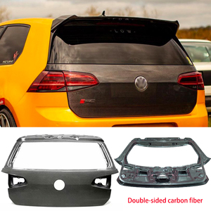 Para <span class=keywords><strong>Volkswagen</strong></span> <span class=keywords><strong>Golf</strong></span> 7 MK7 MK7.5 2014-2019 Cubierta de Portón Trasero OEM de Fibra de Carbono Real para 7 / <span class=keywords><strong>GT</strong></span> / R Carreras de Autos - Product Image 6