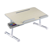 Table portable pour ordinateur portable en gros, inclinable, en MDF, support robuste pour ordinateur portable, plateau de lit pour ordinateur portable