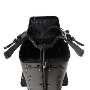 Vélo cargo électrique à 3 roues avec moteur <span class=keywords><strong>de</strong></span> moyeu <span class=keywords><strong>Bosch</strong></span>, remorque, tricycles, cadre <span class=keywords><strong>de</strong></span> bicyclette pour le transport des enfants avec 2 sièges avant, bon marché - Product Image 4