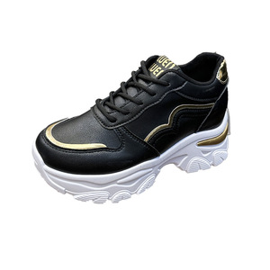 Nuevas Zapatillas Deportivas Casuales con Plataforma para Mujer, Tendencia de Moda, Transpirables, con Cordones, para Aumentar la Estatura, Venta al Por Mayor - Product Image 5