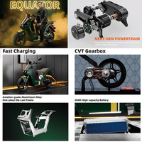 Chargeur rapide 72v pour moto électrique 5500w, batterie lithium, moto électrique sportive