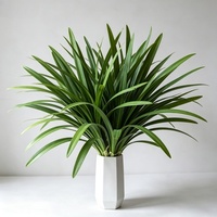 Künstliche Dendrobium-Orchideenblätter, Clivia-Gladiolen – Schnittblumen, dekorative Akzente, Fotografie-Requisiten aus PVC