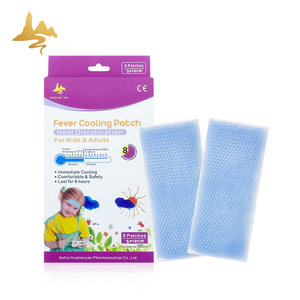 Parche de hidrogel natural, almohadilla de gel de enfriamiento reutilizable, hoja de hielo para niños, paquetes fríos, parche fresco reductor de fiebre - Product Image 1