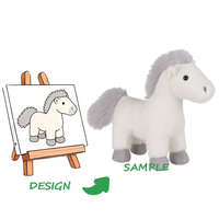 Peluche super douce personnalisée brodée