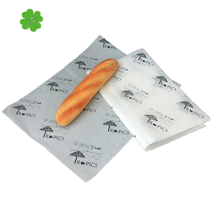 Biểu Tượng Tùy Chỉnh Cấp Thực Phẩm Giấy Da Burger In Bánh Sandwich Gói Giấy Tráng Thủ Công Giấy Chống Dầu Bánh Mì In Offset - Product Image 1
