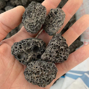 <strong>Wholesale</strong> Price on Natural Rough Black Lava Stone <strong>Raw</strong> Healing Rock <strong>Crystal</strong> for Home Decoration in Many Sizes - Product Image 4