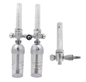 医療用ガスデュアル酸素流量計Lovtecアメリカ標準Ohmedaガスレギュレーター - Product Image 3