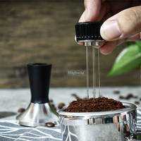 Distributeur de café magnétique portable 2-en-1 WDT, agitateur et tasseur pour porte-filtre à expresso 51/53/58mm, distributeur à aiguilles pour percolateurs