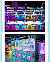 Machine à griffes d'arcade personnalisable pour 2 joueurs, à monnayeur, pour parcs d'attractions, avec garantie d'un an et support en anglais